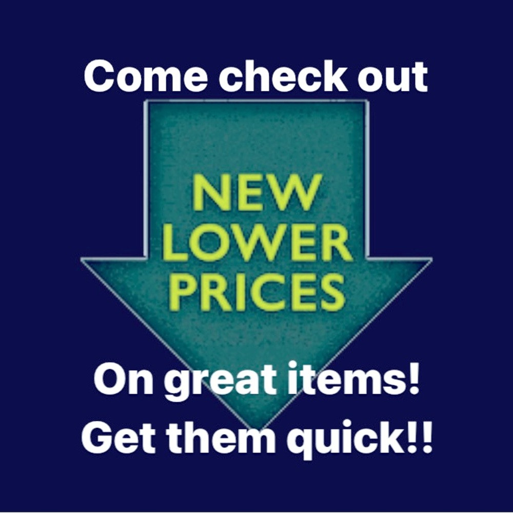 Dropped lots of prices! Amazing deals! Don’t miss out!